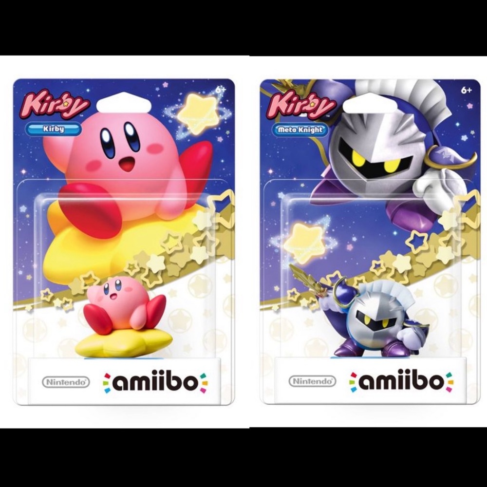 Nintendo Kirby Series Kirby Amiibo Set Metaknight + Kirby